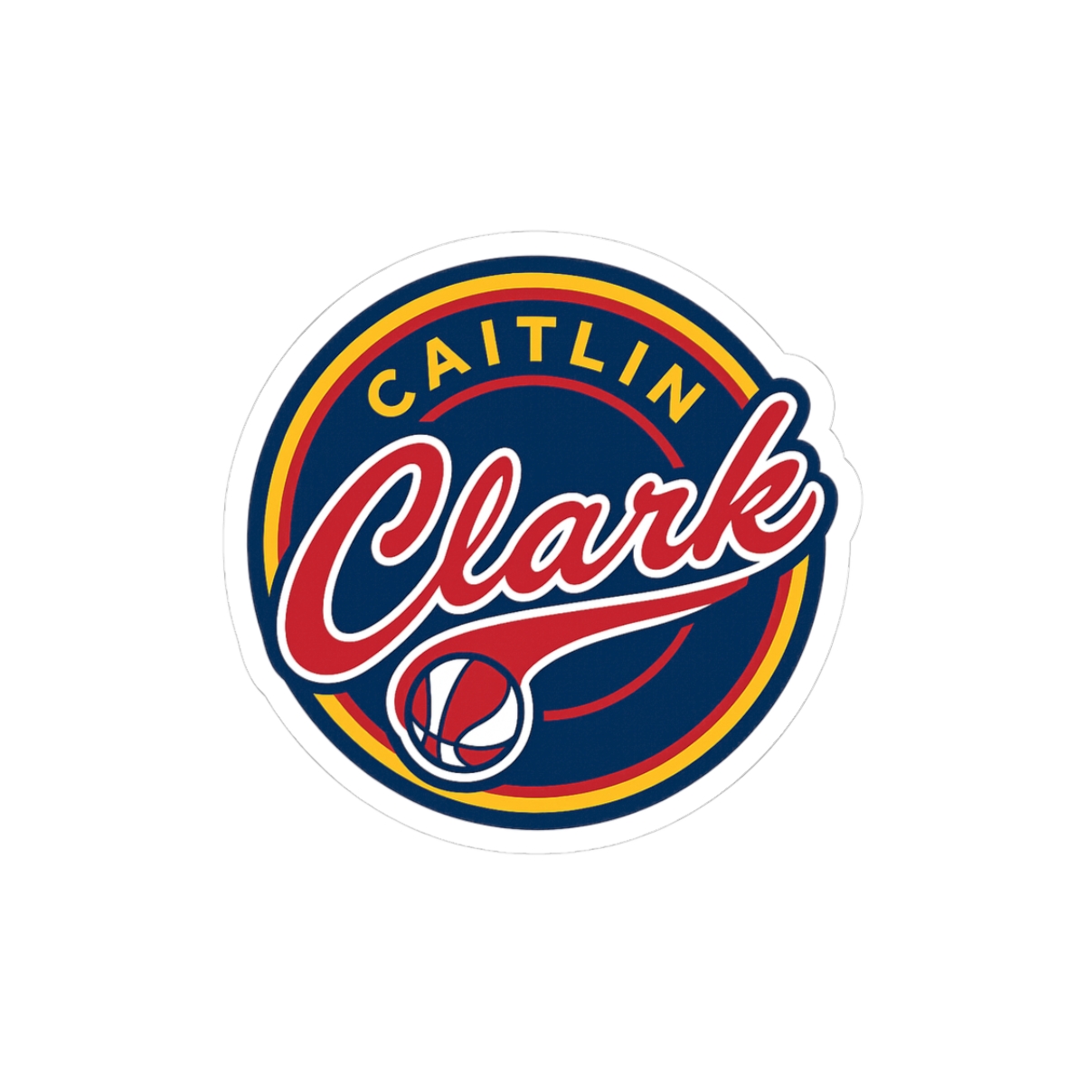 Caitlin Clark Indiana Fever 303 Bold Sticker - alternate angle 1, merchandise