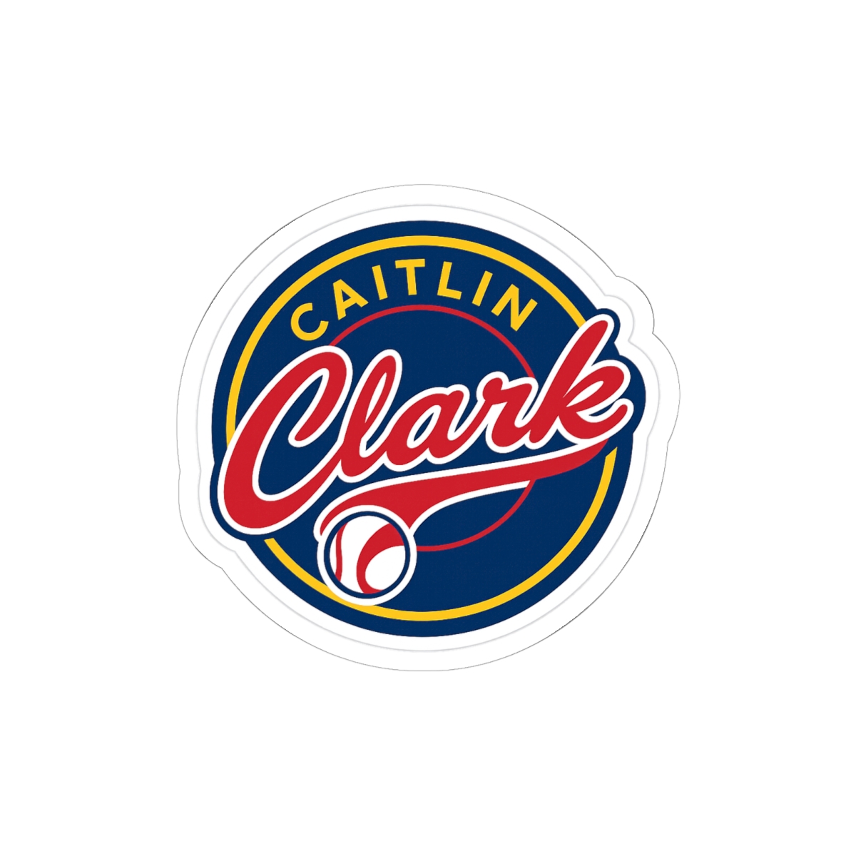 Caitlin Clark Indiana Fever Sticker | Bold Fan Vinyl Decal - Caitlin Clark official Stickers merch