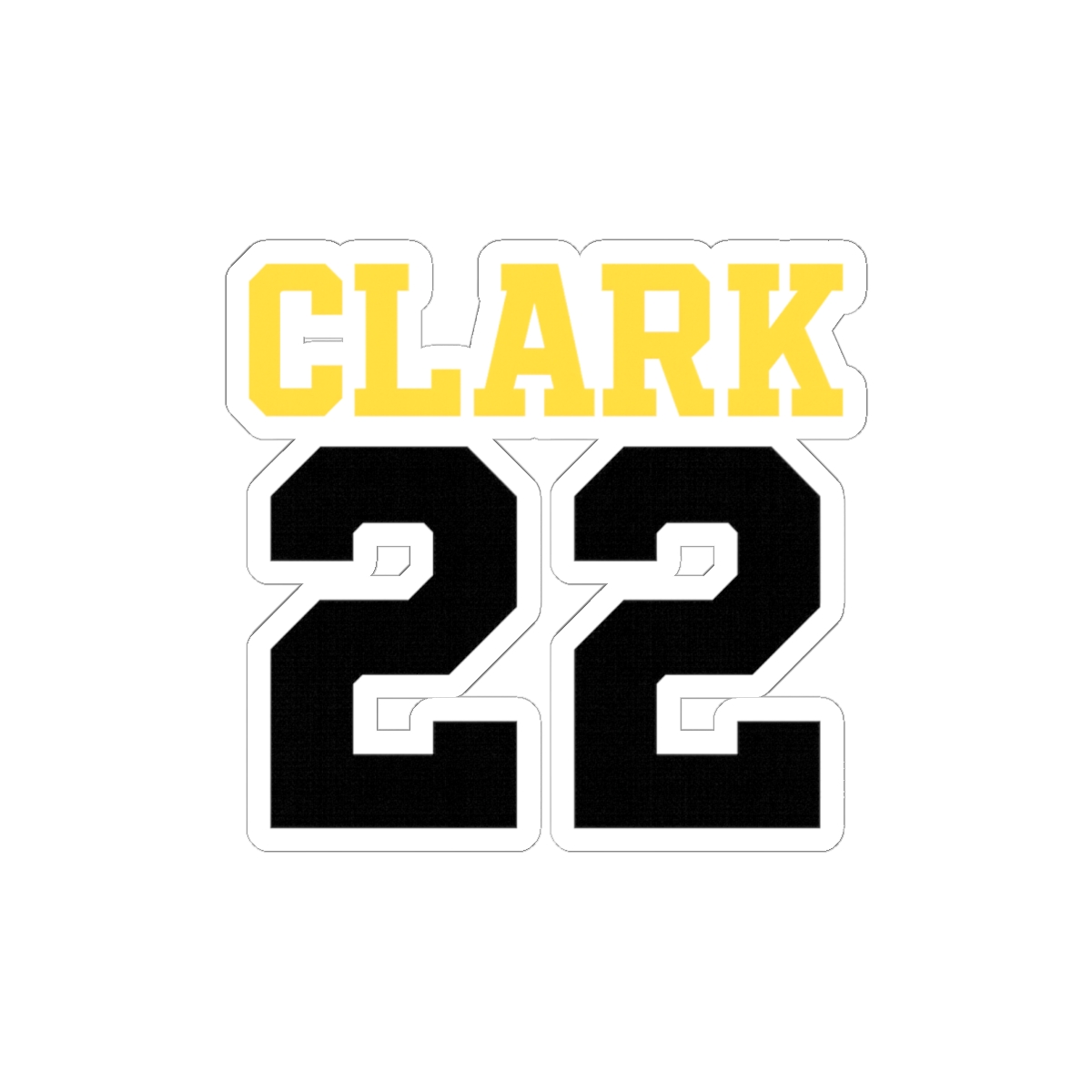 Caitlin Clark Iowa Basketball Sticker | Bold Fan Vinyl Decal - Caitlin Clark official Stickers merch