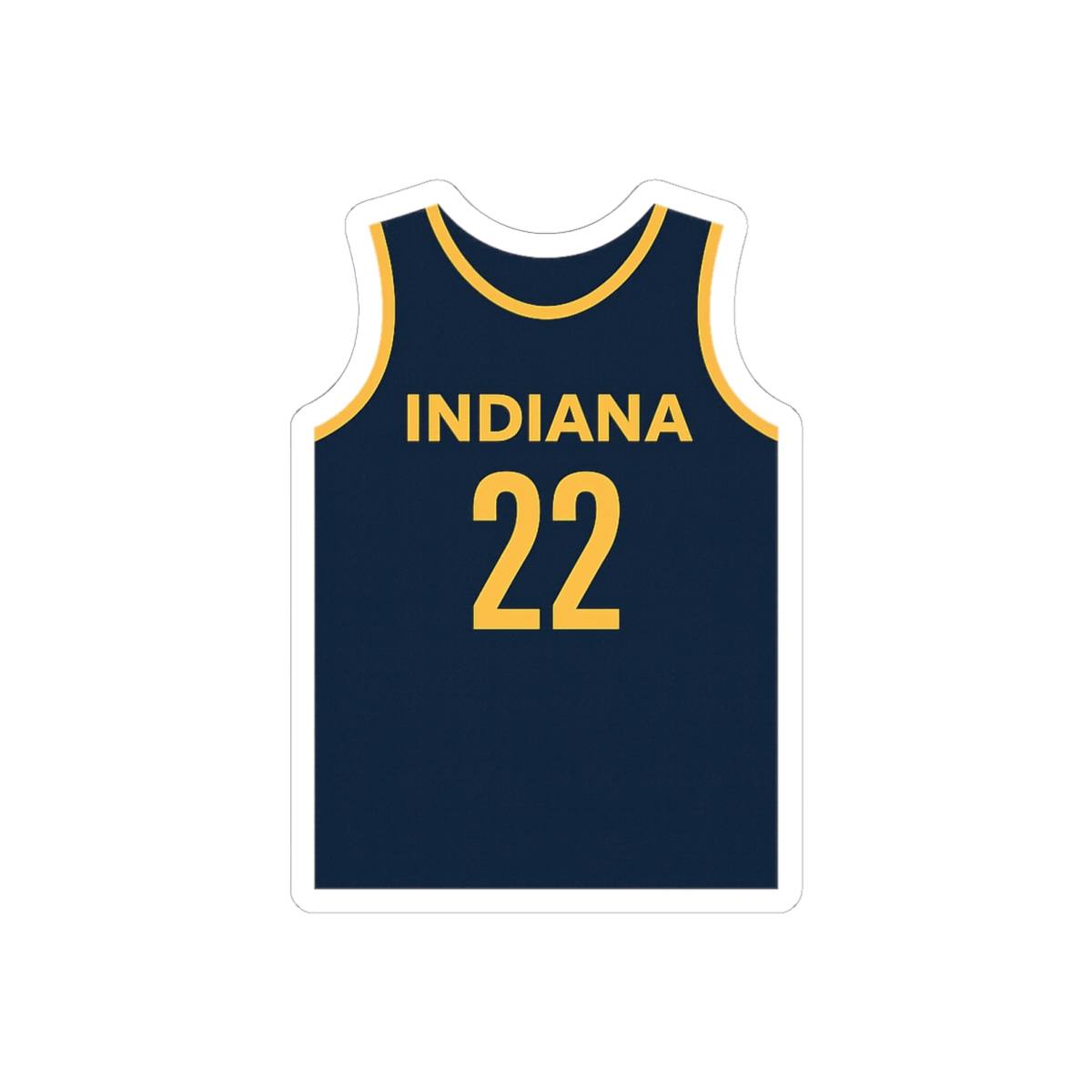 Caitlin Clark Jersey Sticker | Bold WNBA Fever Decal - Caitlin Clark official Stickers merch