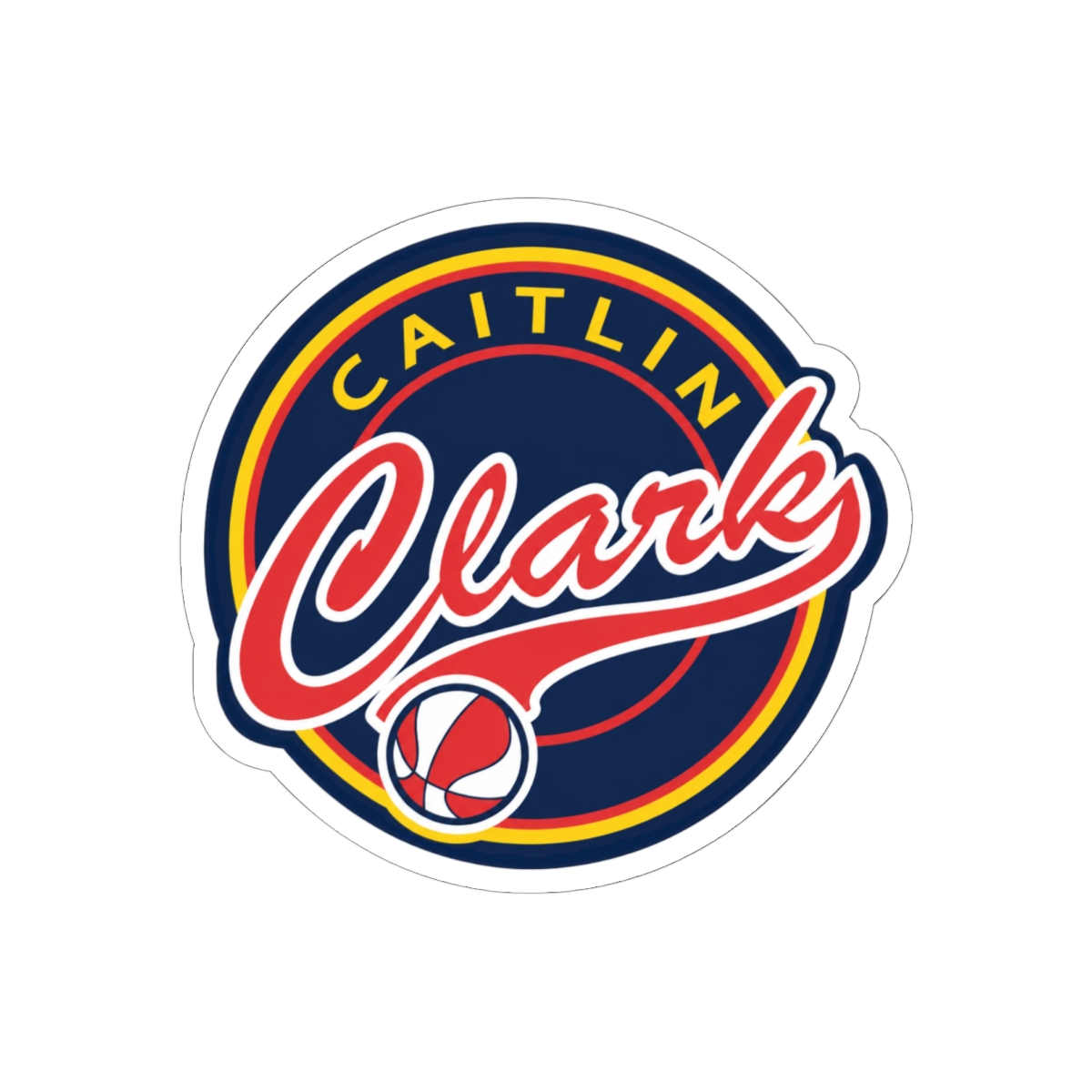 Caitlin Clark Indiana Fever 303 Bold Sticker | WNBA Fan Vinyl Decal - Caitlin Clark official Stickers merch