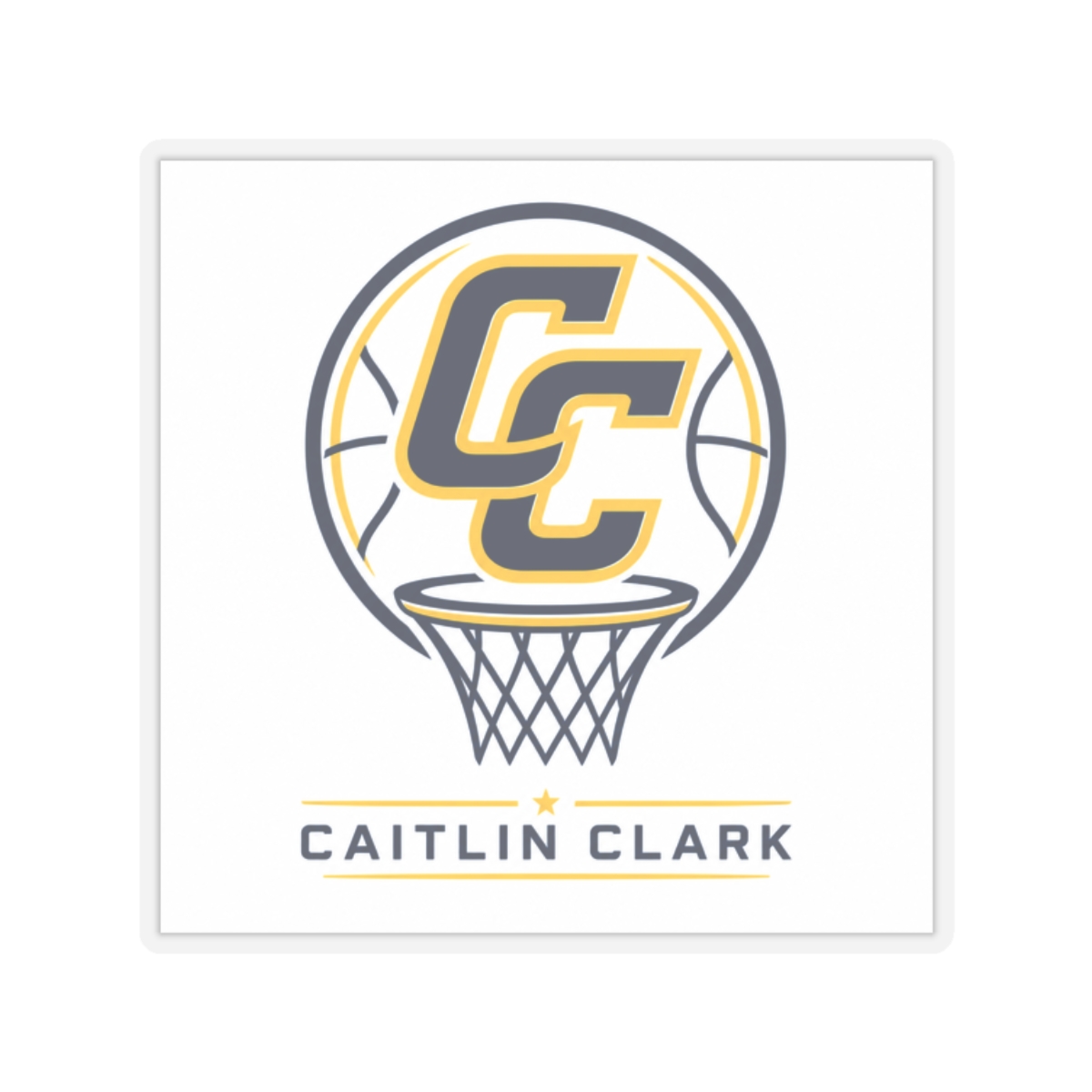Caitlin Clark "Caitlin Clark" Sticker